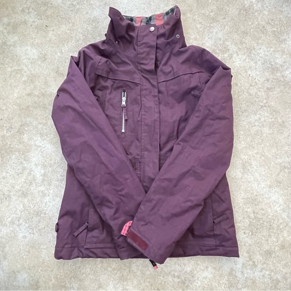 Ride Snowboards Jacket with flannel lining and pockets size small - Picture 1 of 7